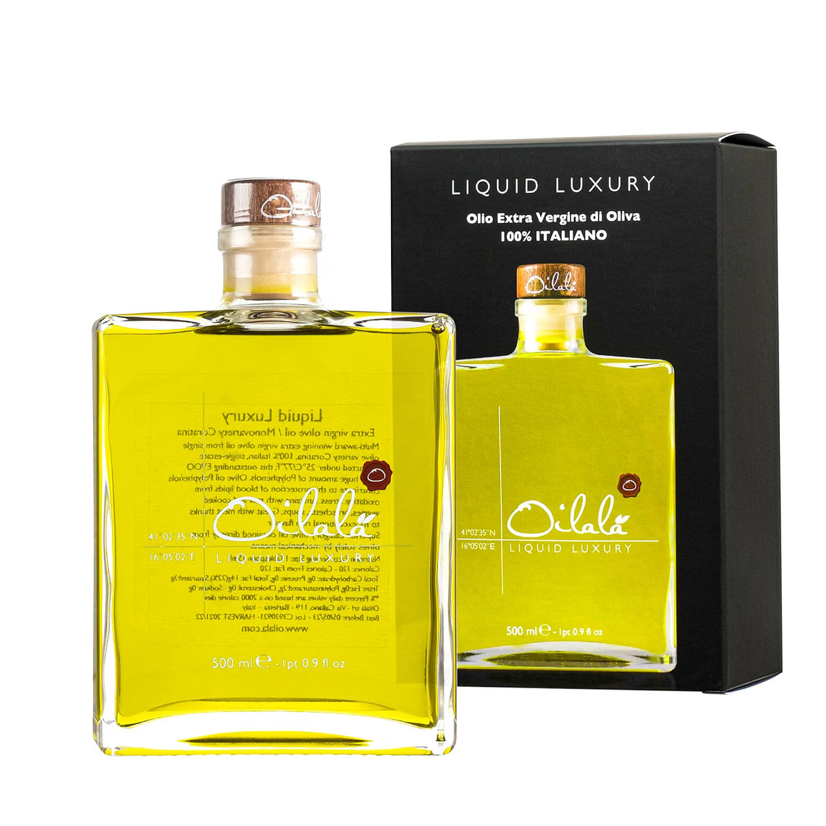 Oilala Liquid Luxury Coratina Extra Virgin Olive Oil 500ml | 765mg/kg Polyphenols
