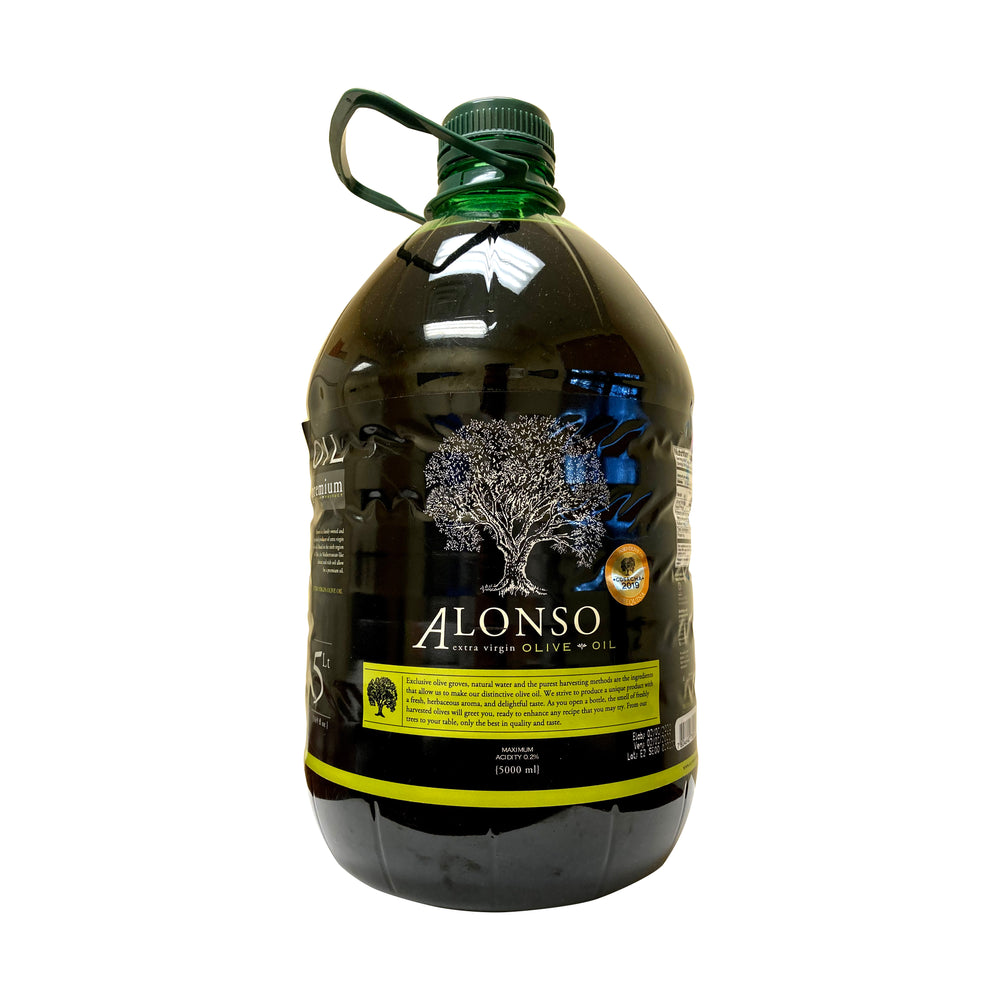 Alonso Extra Virgin Olive Oil, Coratina  2023 5 liters (169 FL OZ)